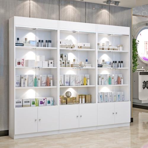 美容院展示柜产品展柜样品商用小型护肤品饰品大容量商用展示柜